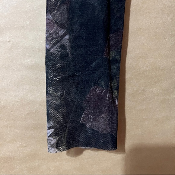 Fuzzi Jean Paul Gaultier Patchwork Mesh Top Long Sleeve Y2K Indie Sleaze Size XS - Picture 7 of 10